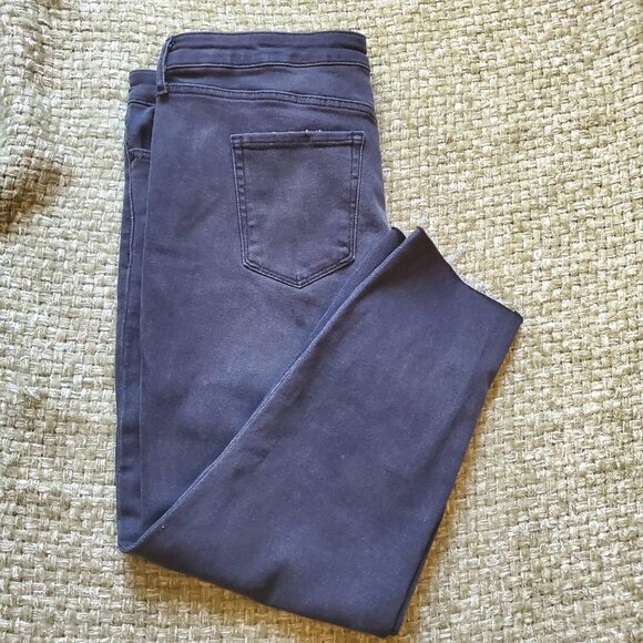 NINE WEST JEANS women's washed black high rise jeans size 18 - Picture 5 of 15